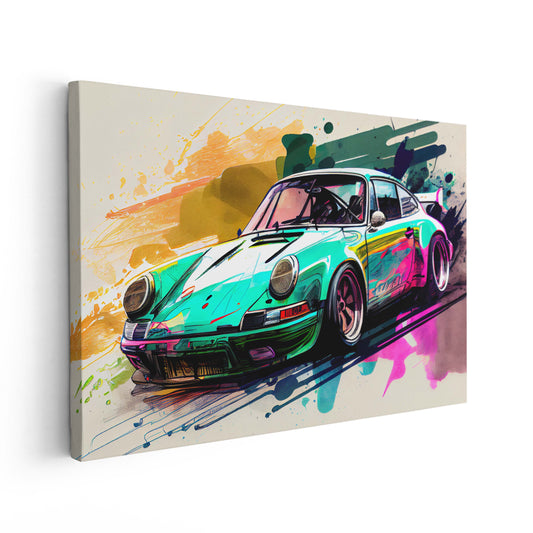 Retro Porsche Sketch